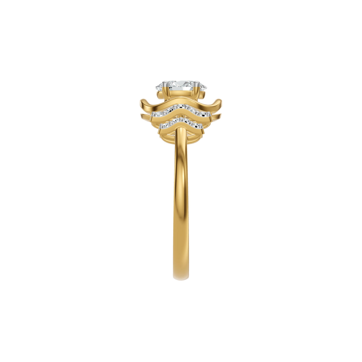 DLR002623 18 KT / Yellow Gold / 18