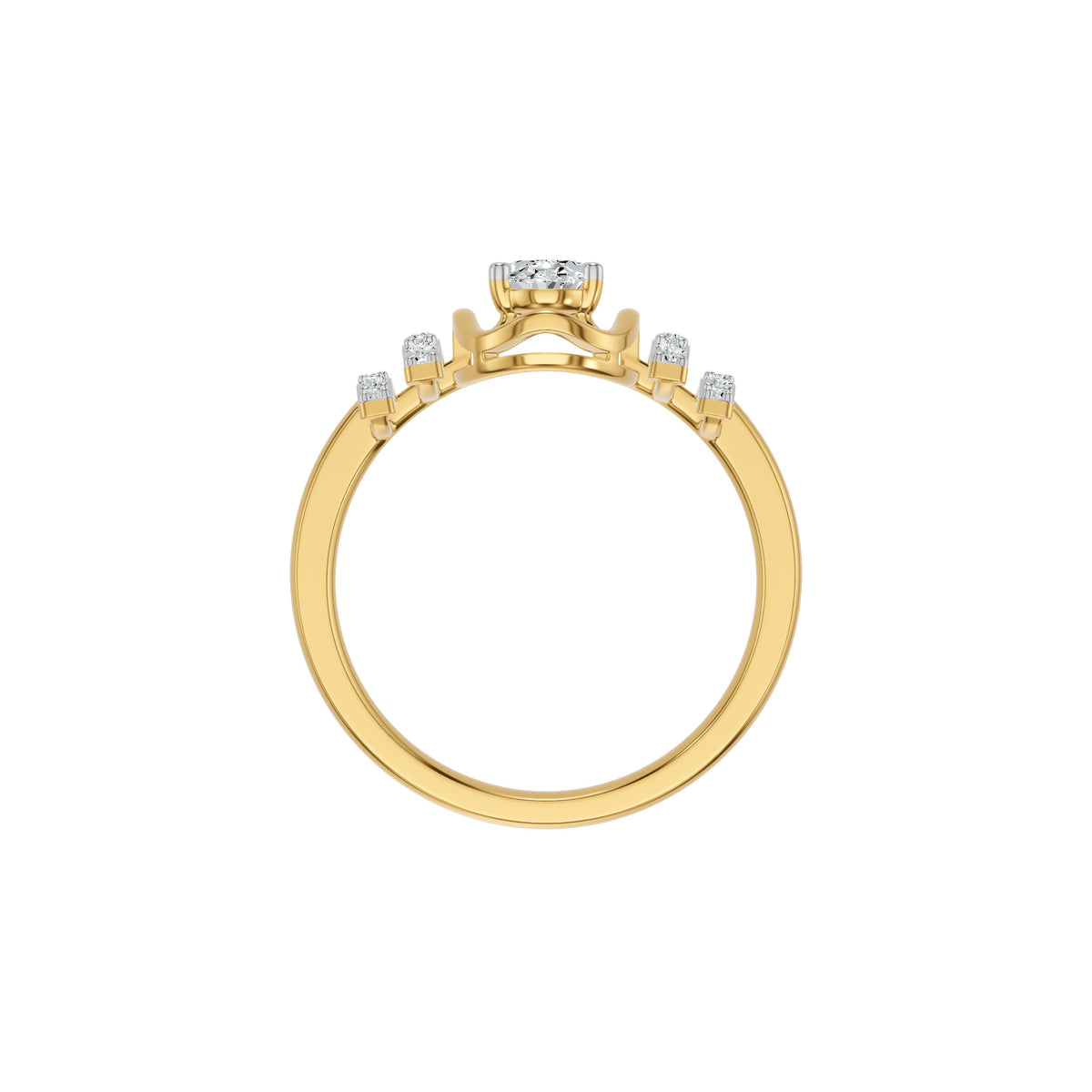DLR002623 18 KT / Yellow Gold / 18