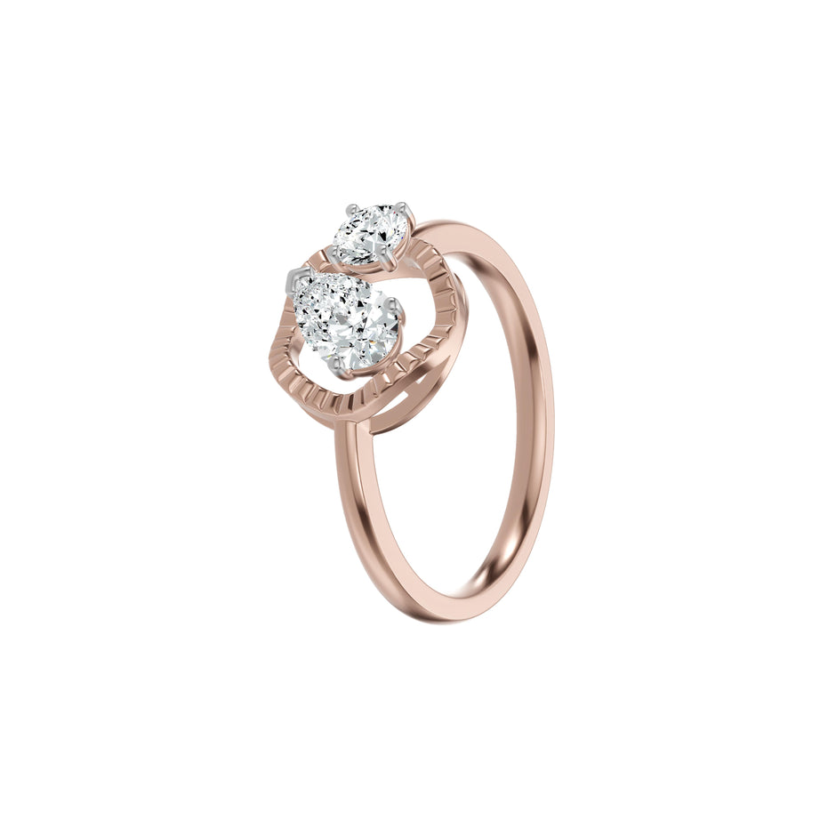 DLR002625 18 KT / Rose Gold / 18