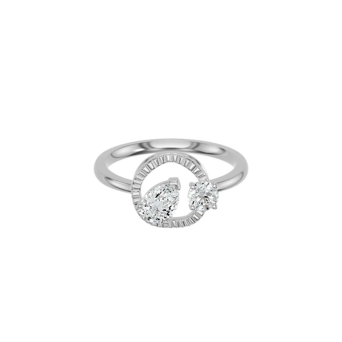 DLR002625 18 KT / White Gold / 18