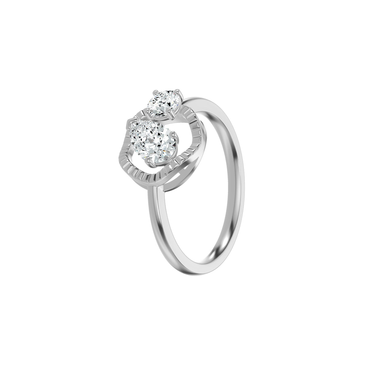 DLR002625 18 KT / White Gold / 18