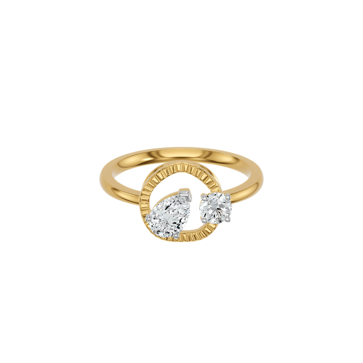 DLR002625 18 KT / Yellow Gold / 18