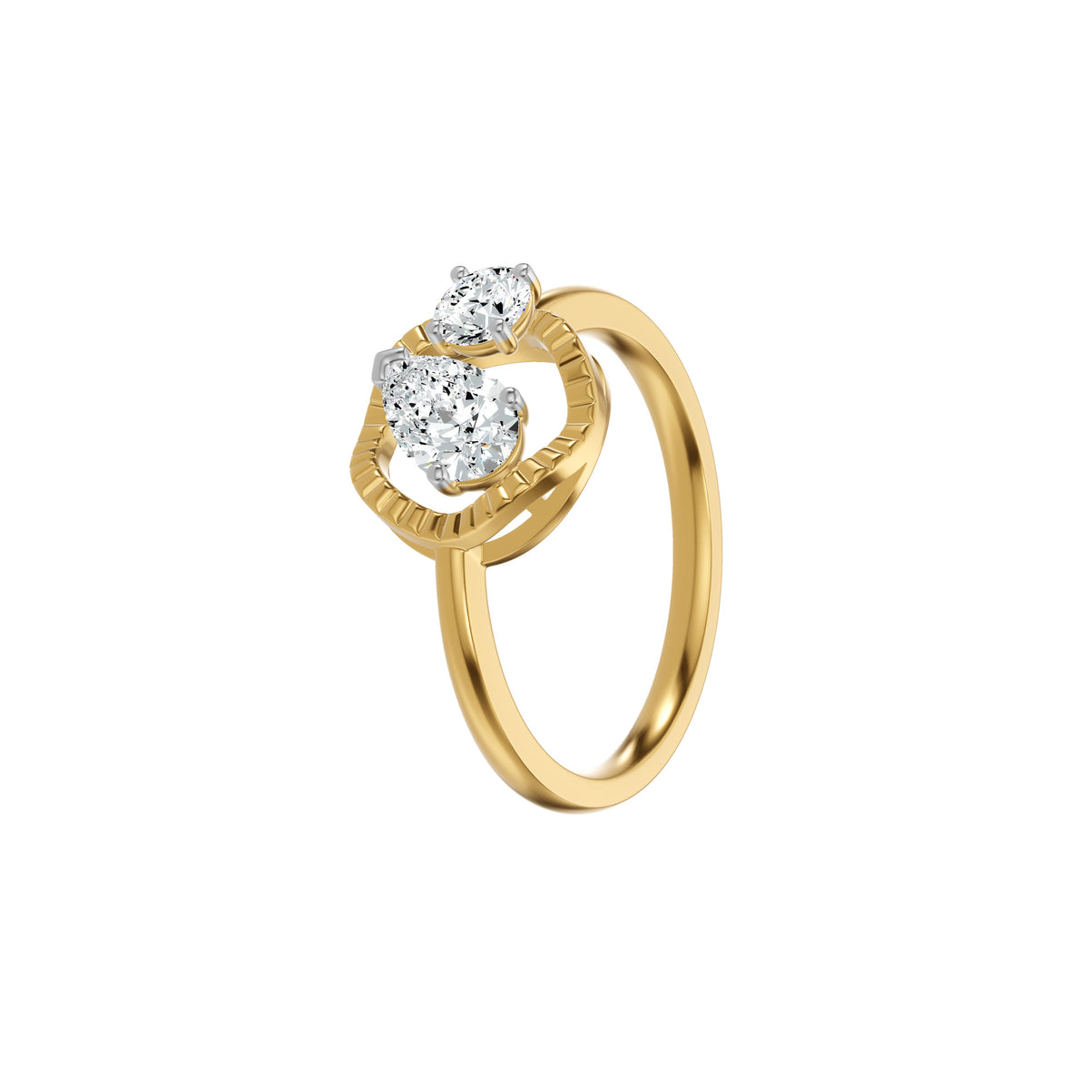 DLR002625 18 KT / Yellow Gold / 18