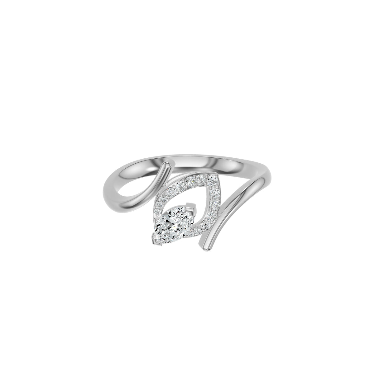 DLR002628 18 KT / White Gold / 18