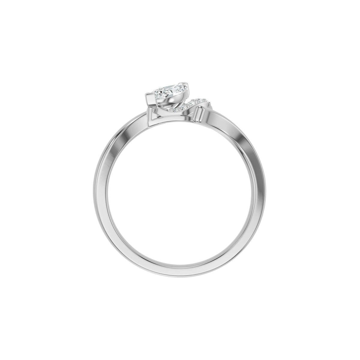 DLR002628 18 KT / White Gold / 18