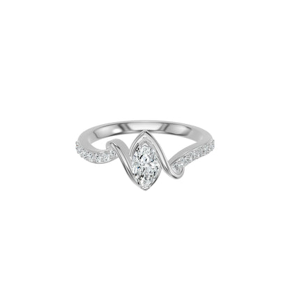DLR002631 18 KT / White Gold / 18