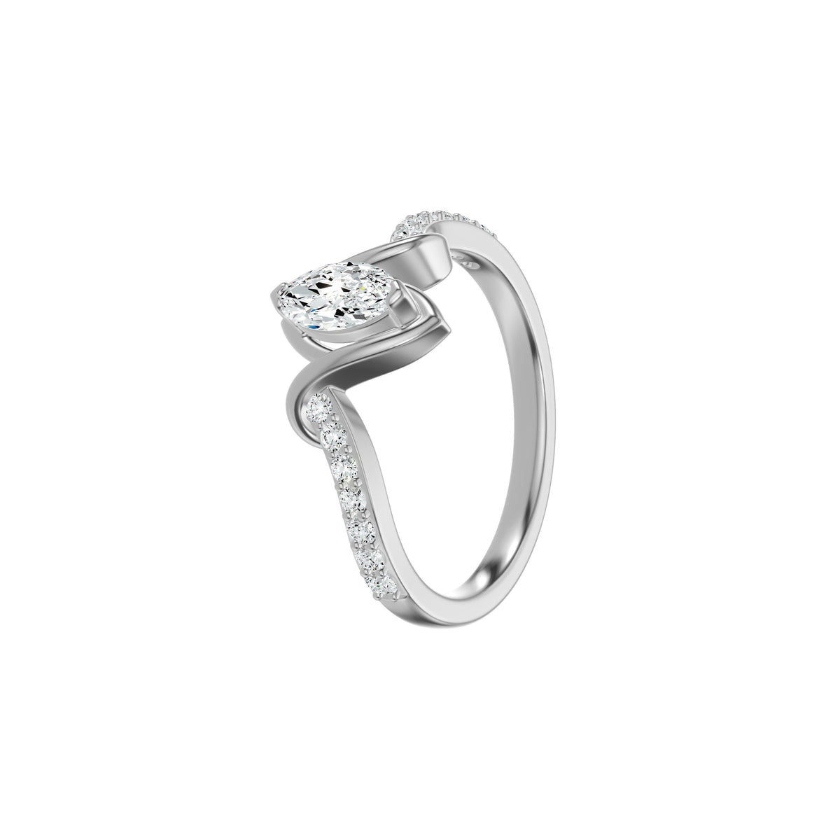 DLR002631 18 KT / White Gold / 18