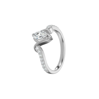 DLR002631 18 KT / White Gold / 18