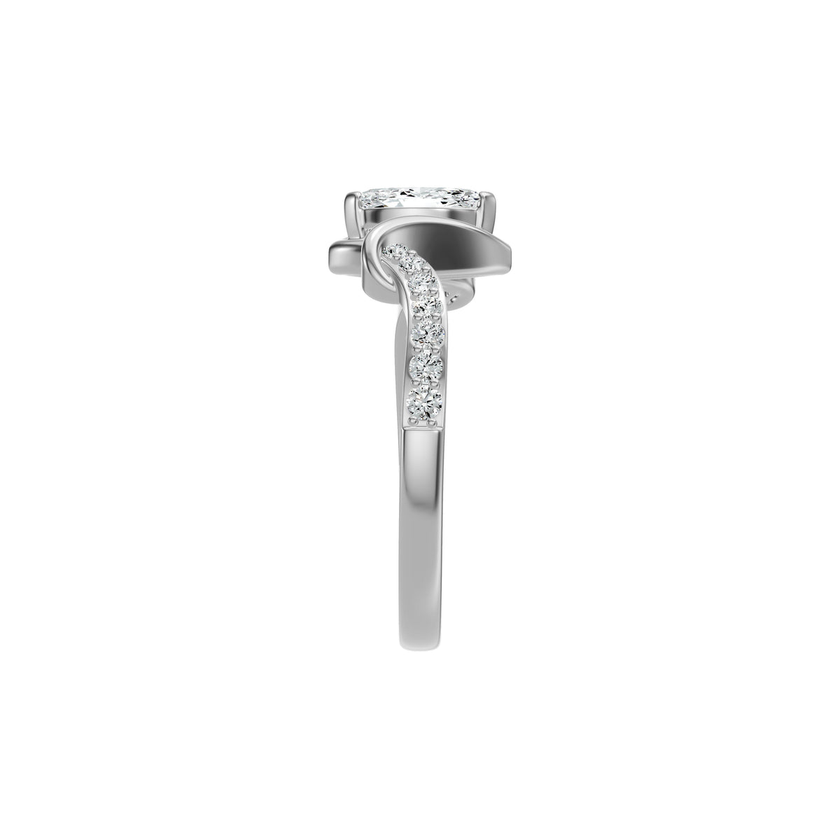 DLR002631 18 KT / White Gold / 18