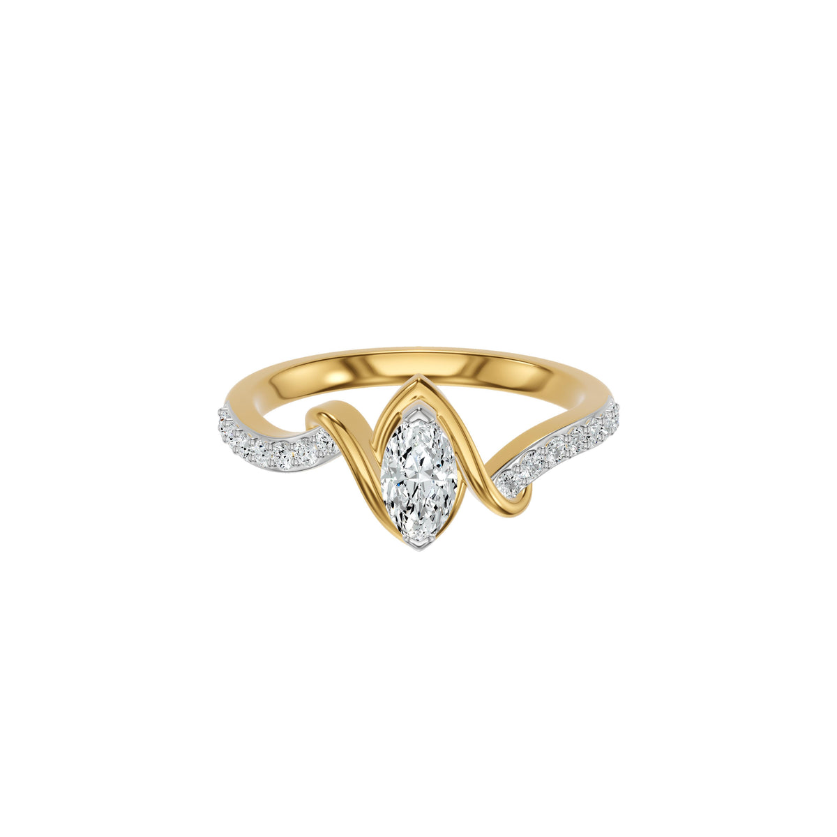 DLR002631 18 KT / Yellow Gold / 18