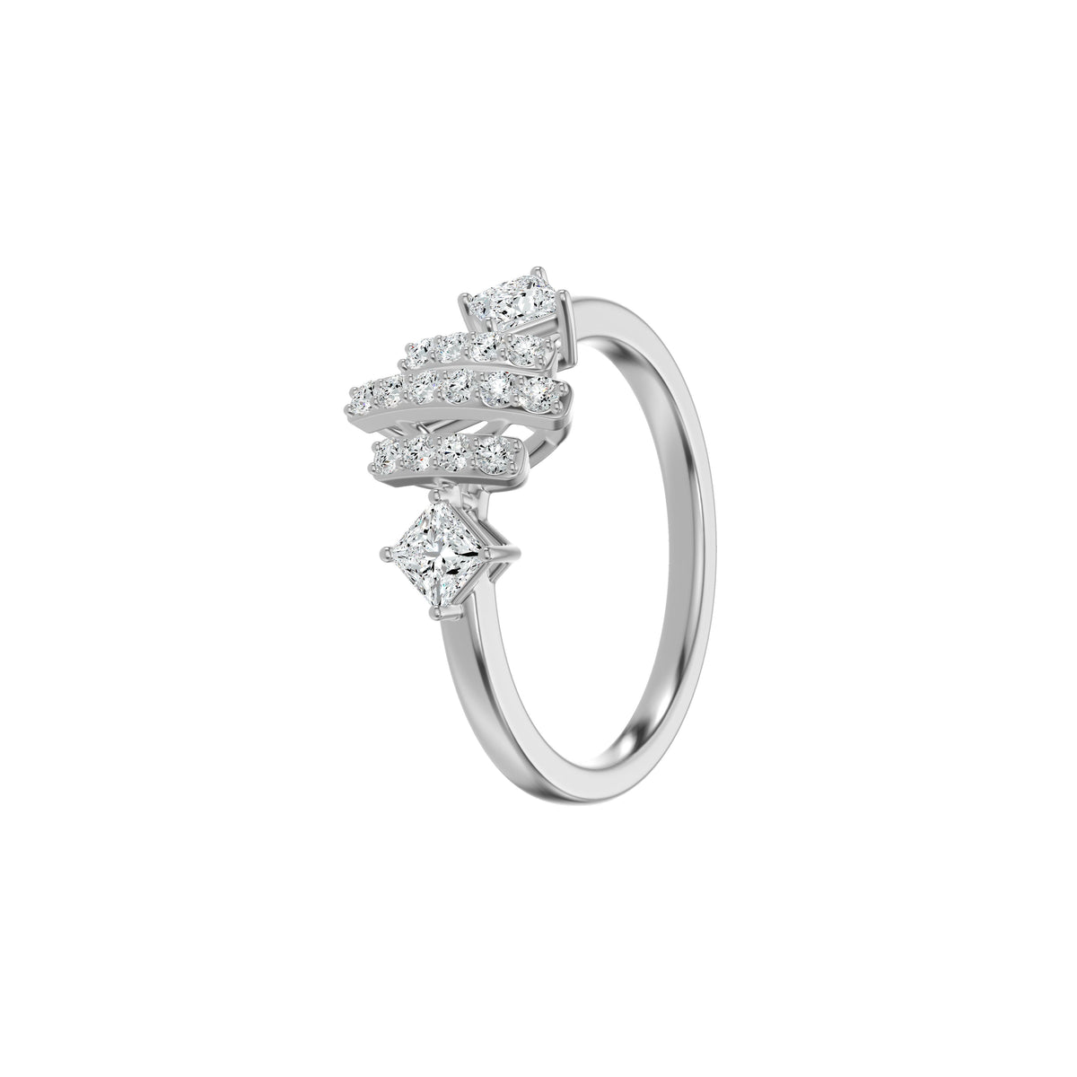 DLR002634 18 KT / White Gold / 18