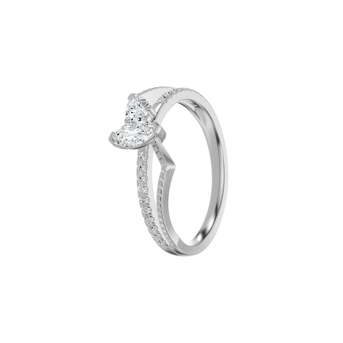 DLR002637 18 KT / White Gold / 18