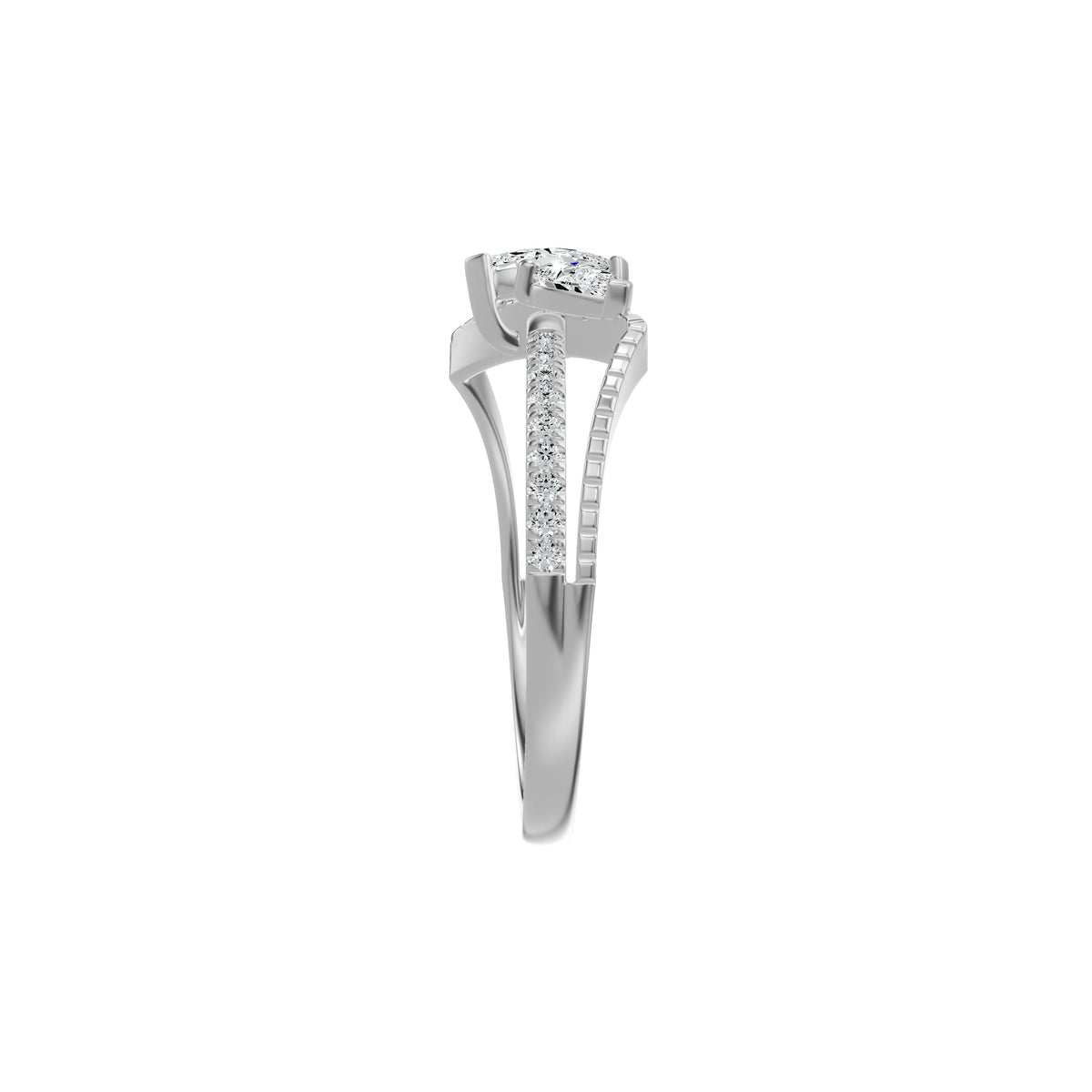 DLR002637 18 KT / White Gold / 18