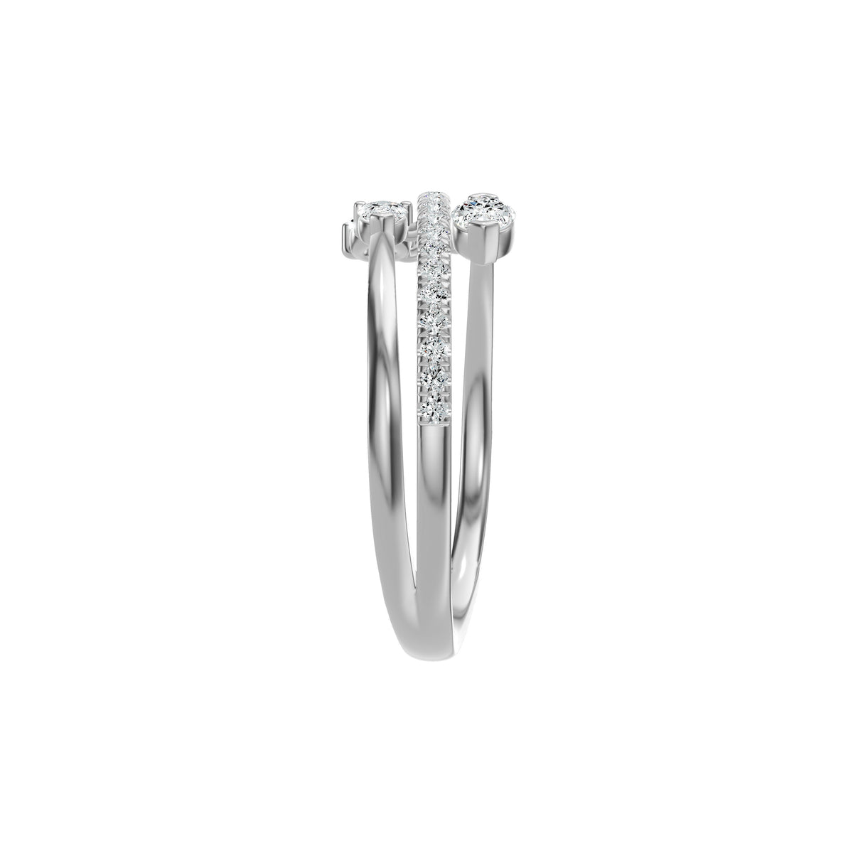 DLR002638 18 KT / White Gold / 18