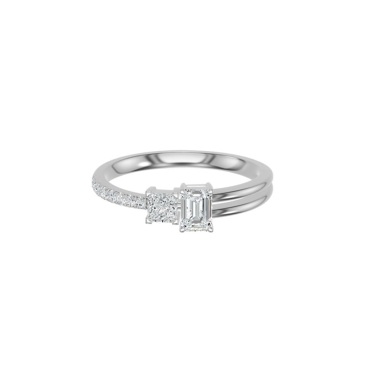 DLR002639 18 KT / White Gold / 18