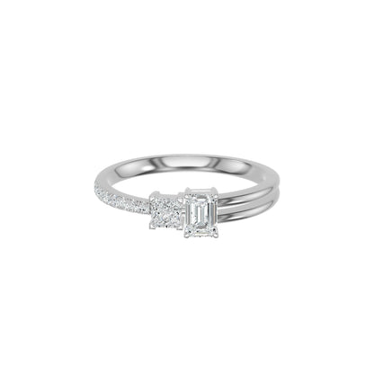 DLR002639 18 KT / White Gold / 18