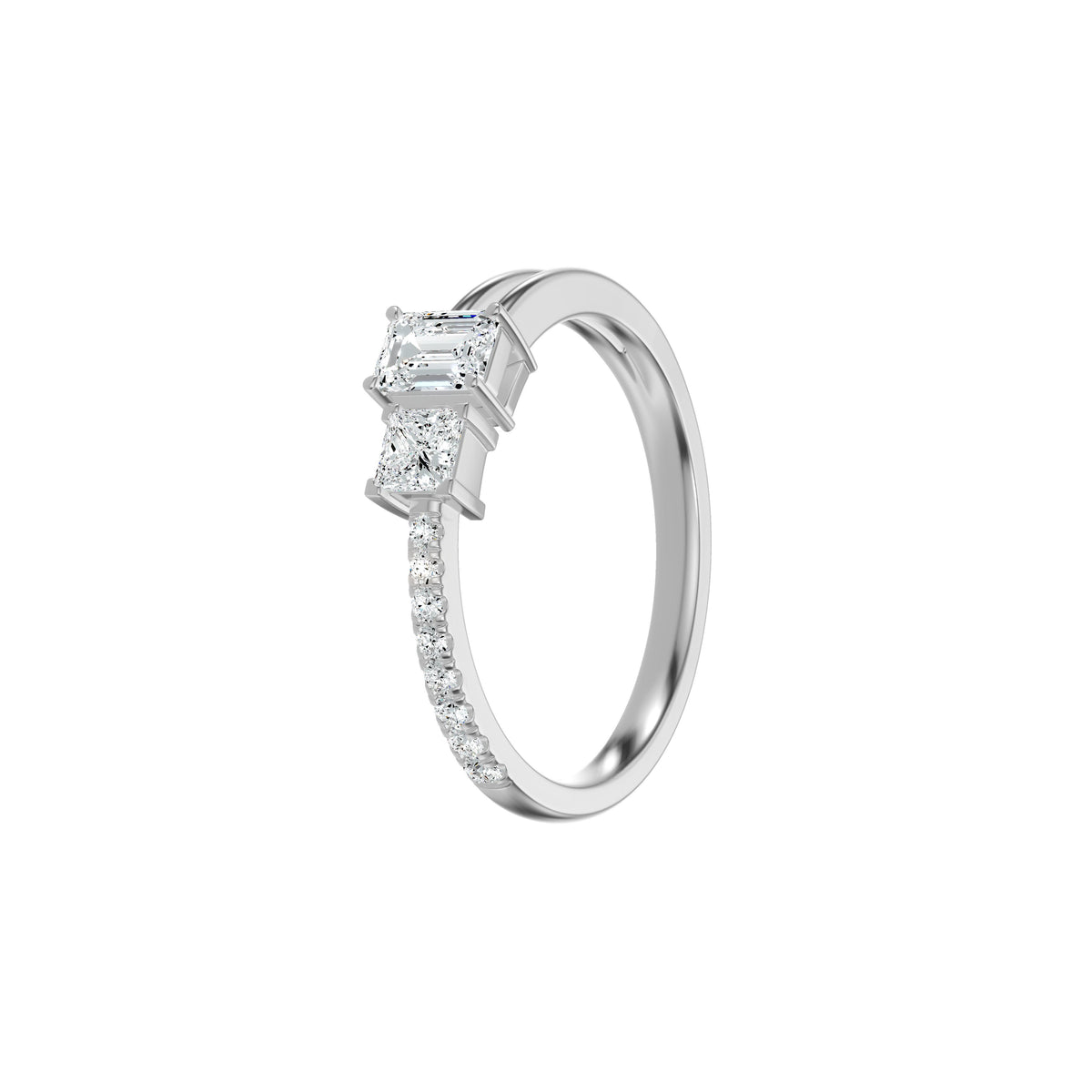 DLR002639 18 KT / White Gold / 18