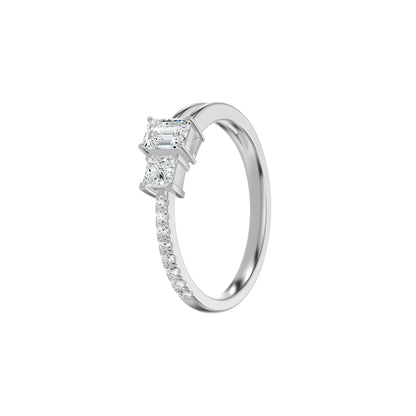 DLR002639 18 KT / White Gold / 18