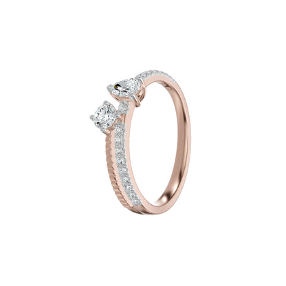 DLR002640 18 KT / Rose Gold / 18