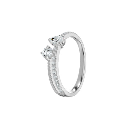 DLR002640 18 KT / White Gold / 18