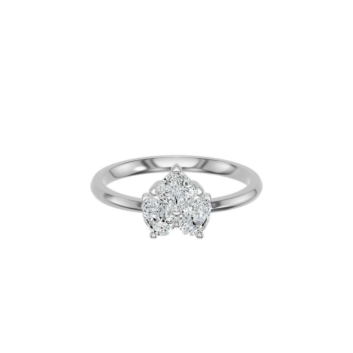 DLR002641 18 KT / White Gold / 18