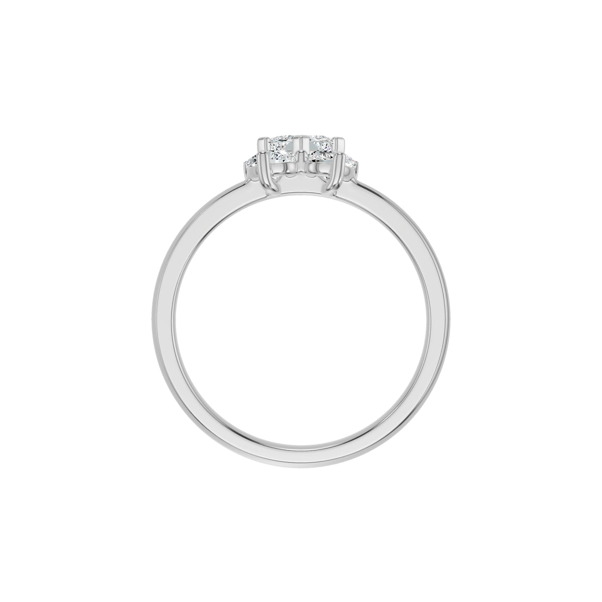 DLR002641 18 KT / White Gold / 18