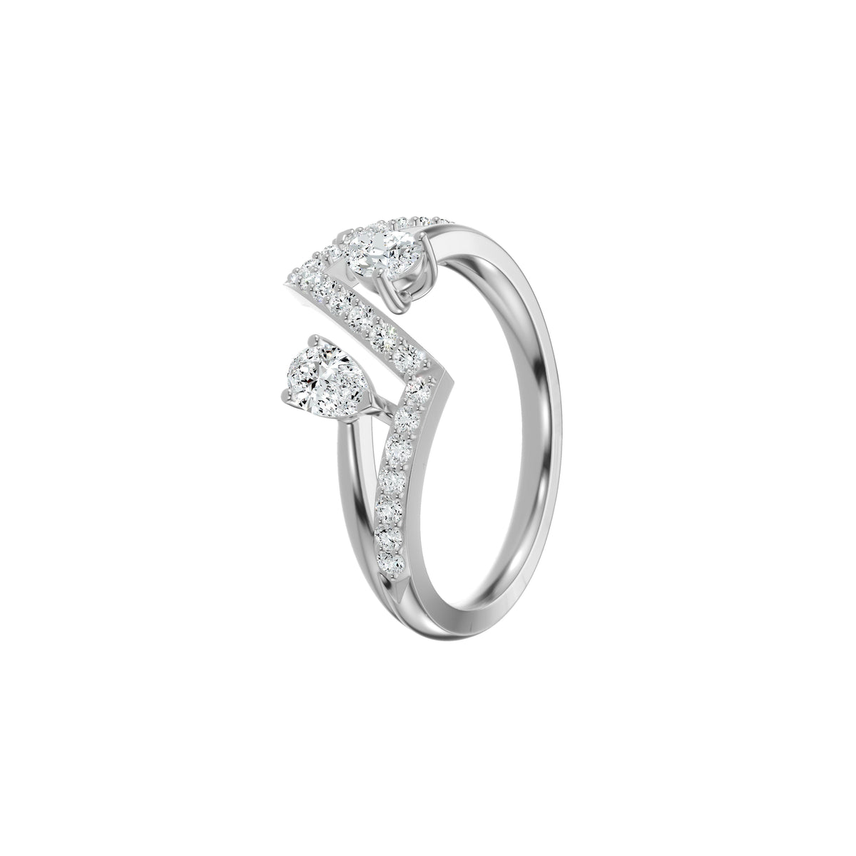 DLR002647 18 KT / White Gold / 18