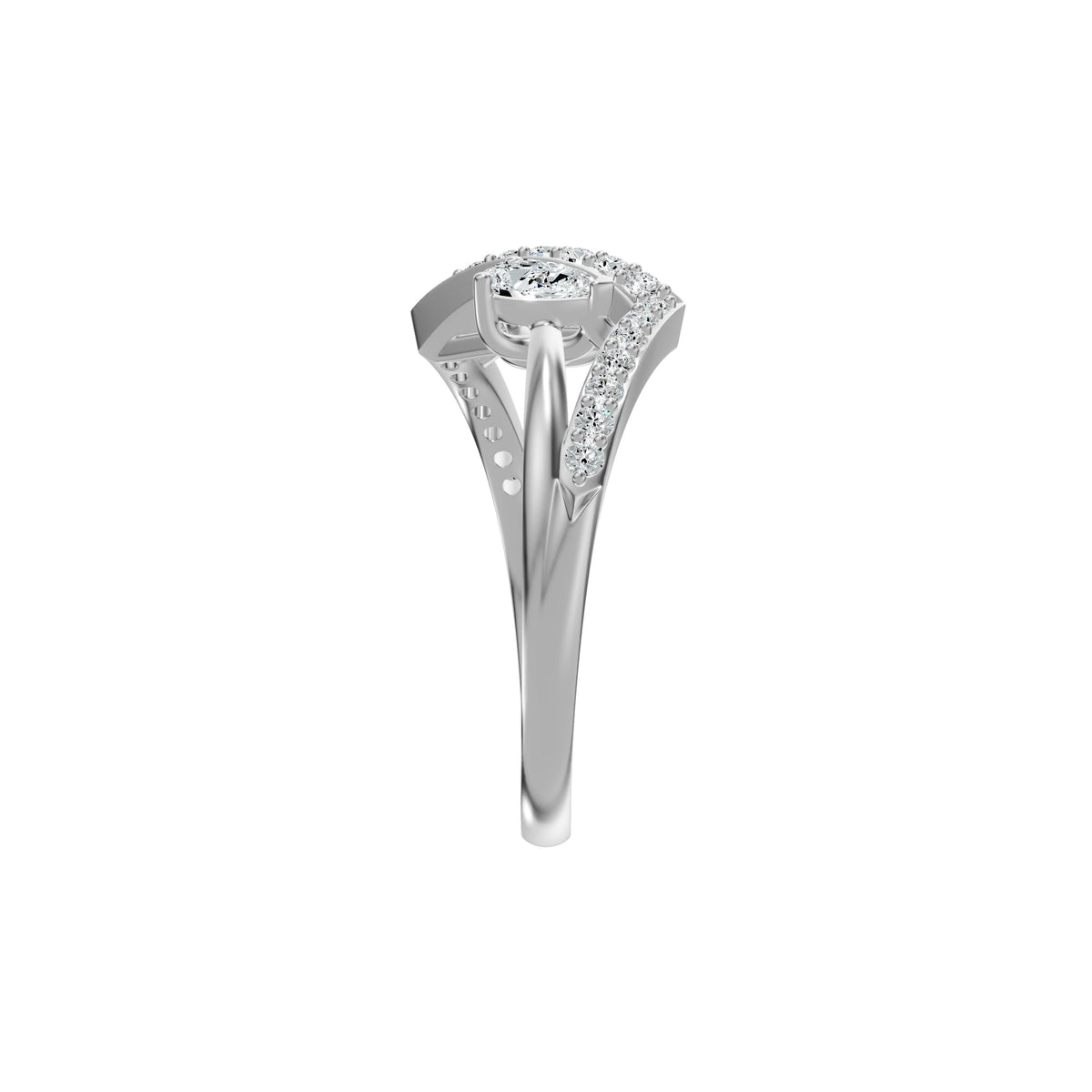 DLR002647 18 KT / White Gold / 18