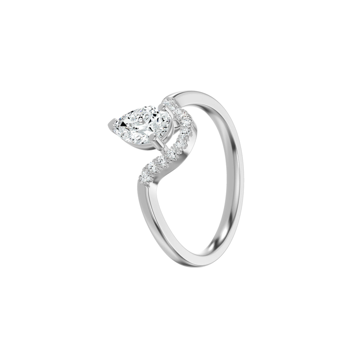 DLR002649 18 KT / White Gold / 18