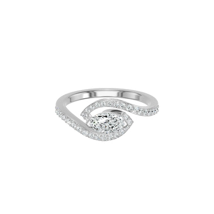 DLR002653 18 KT / White Gold / 18
