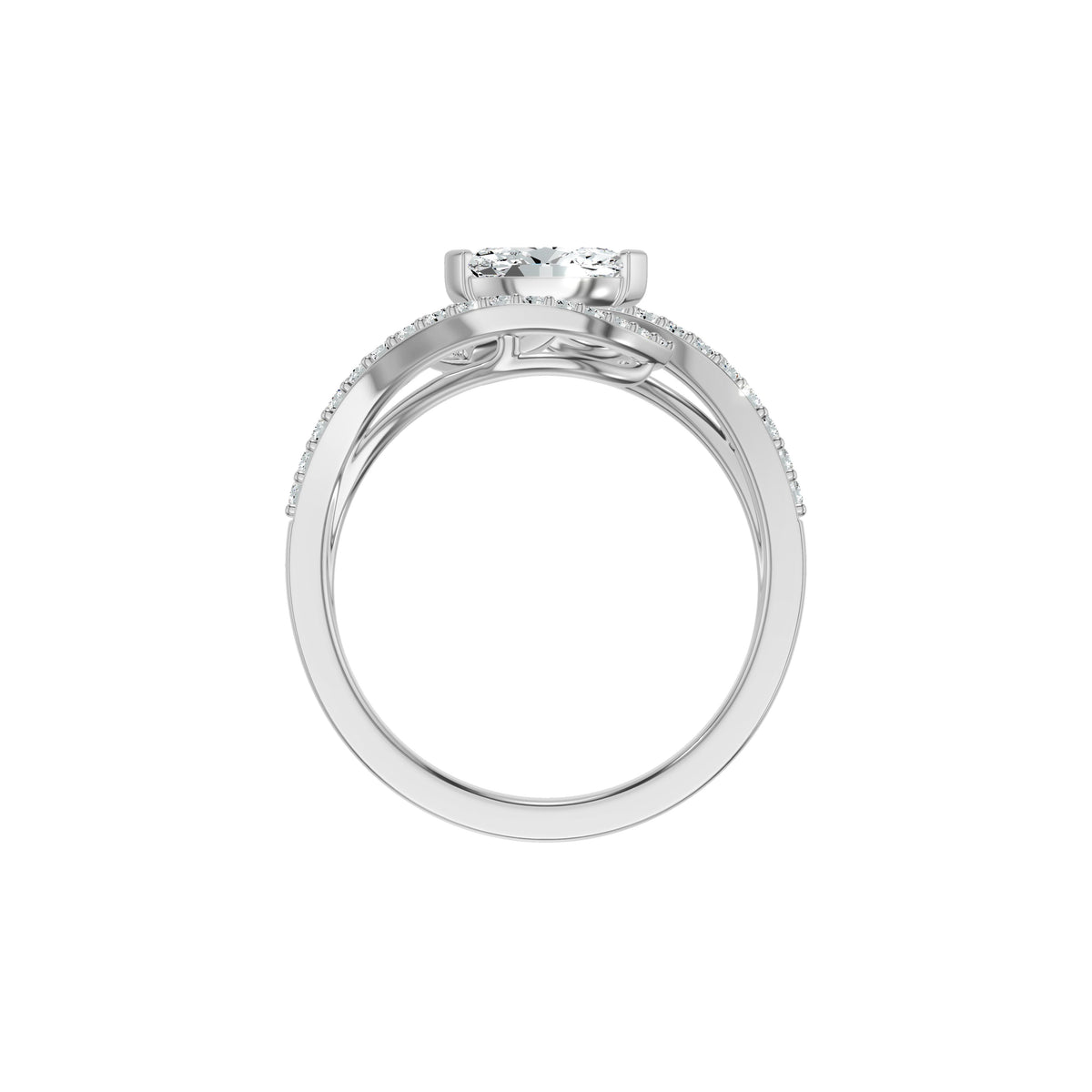 DLR002653 18 KT / White Gold / 18
