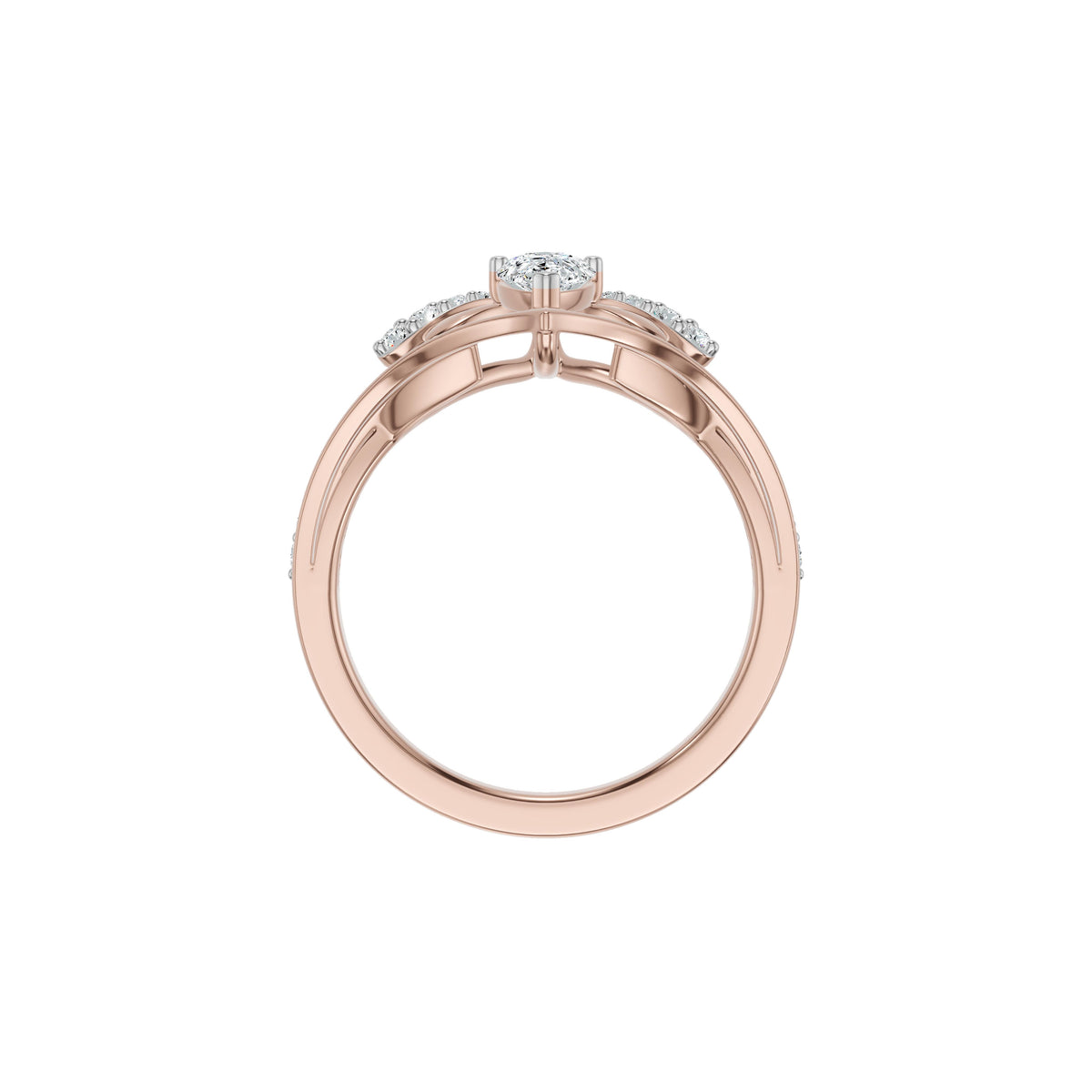 DLR002654 18 KT / Rose Gold / 18