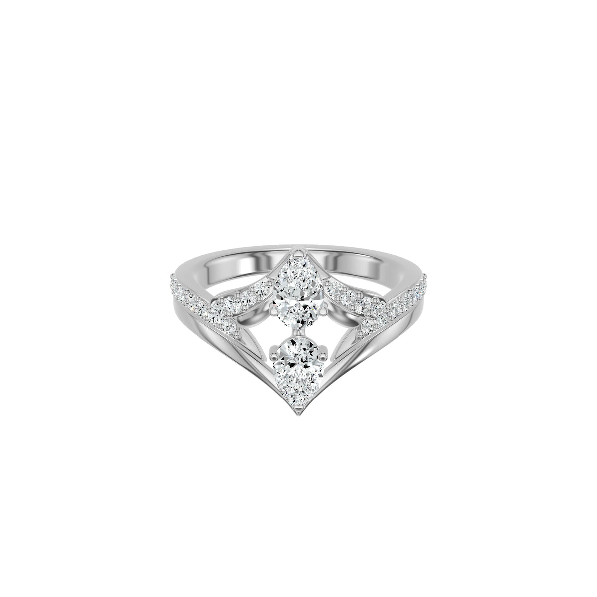 DLR002654 18 KT / White Gold / 18