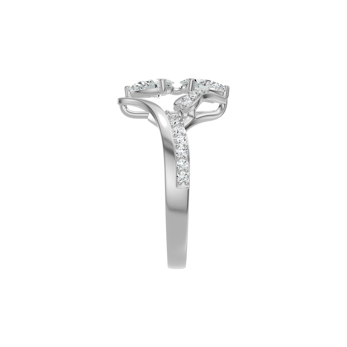 DLR002654 18 KT / White Gold / 18