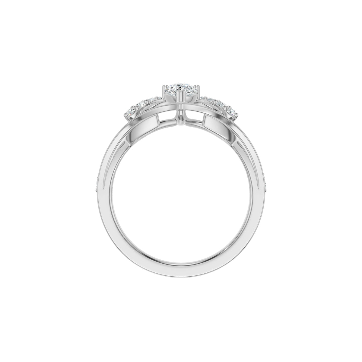 DLR002654 18 KT / White Gold / 18