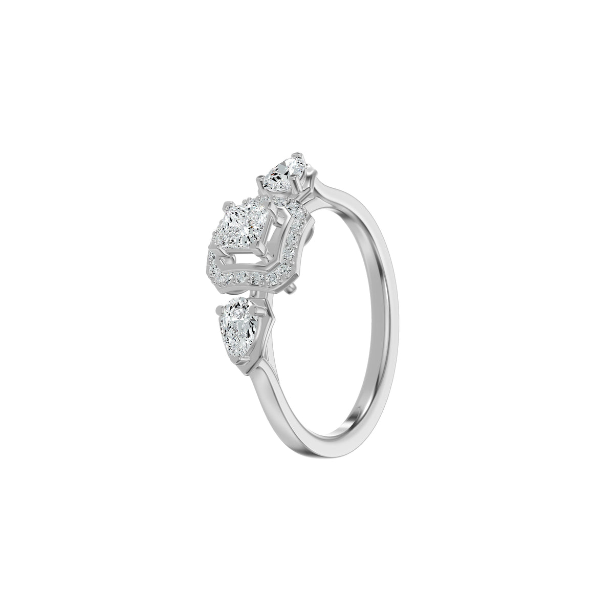 DLR002655 18 KT / White Gold / 18
