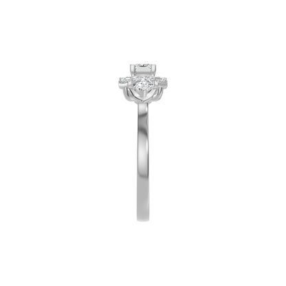 DLR002655 18 KT / White Gold / 18