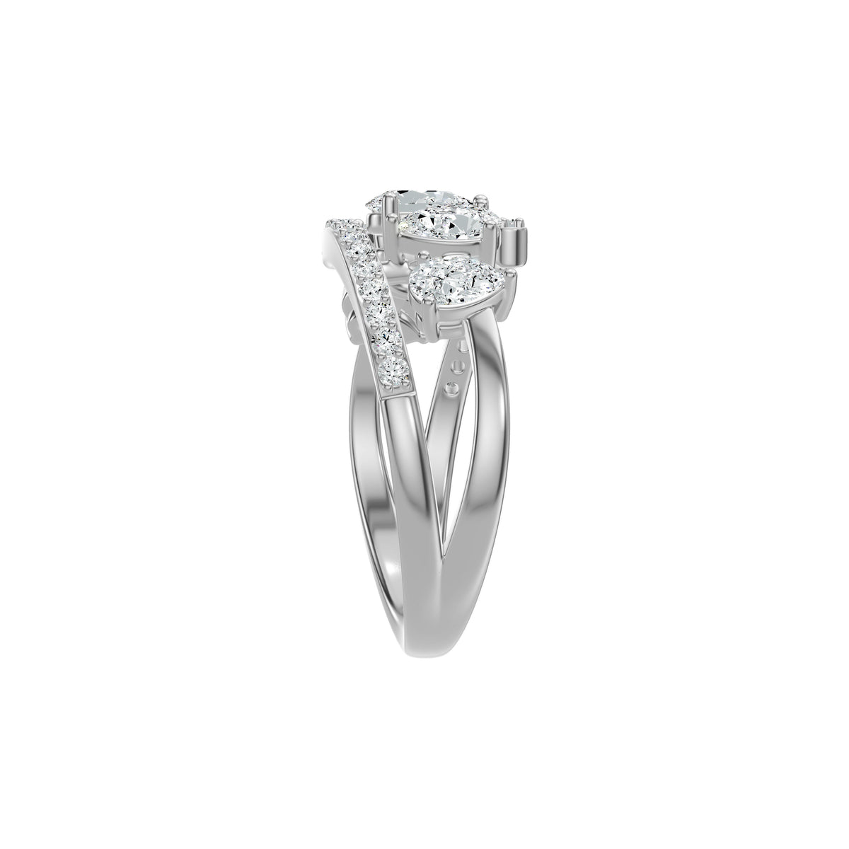 DLR002663 18 KT / White Gold / 18