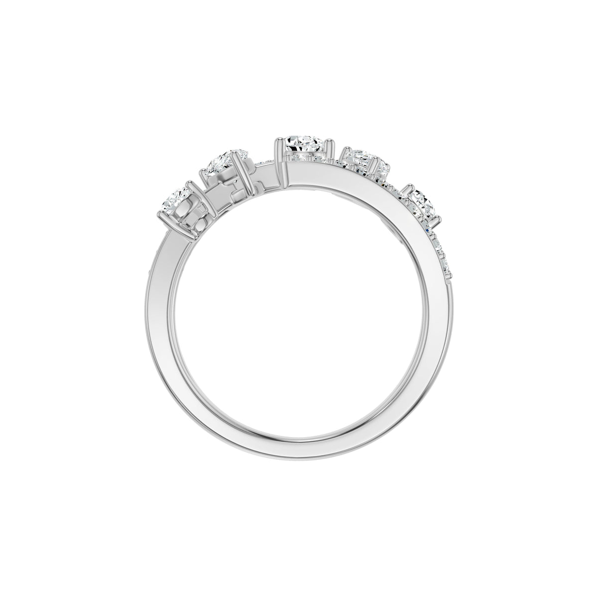 DLR002663 18 KT / White Gold / 18