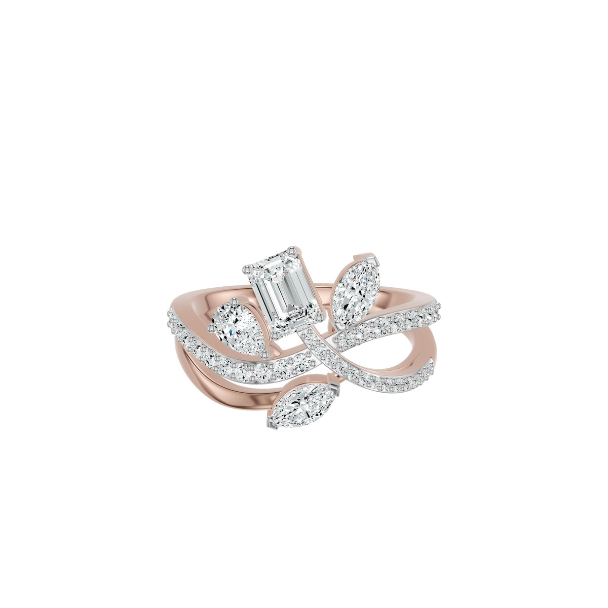 DLR002665 18 KT / Rose Gold / 18