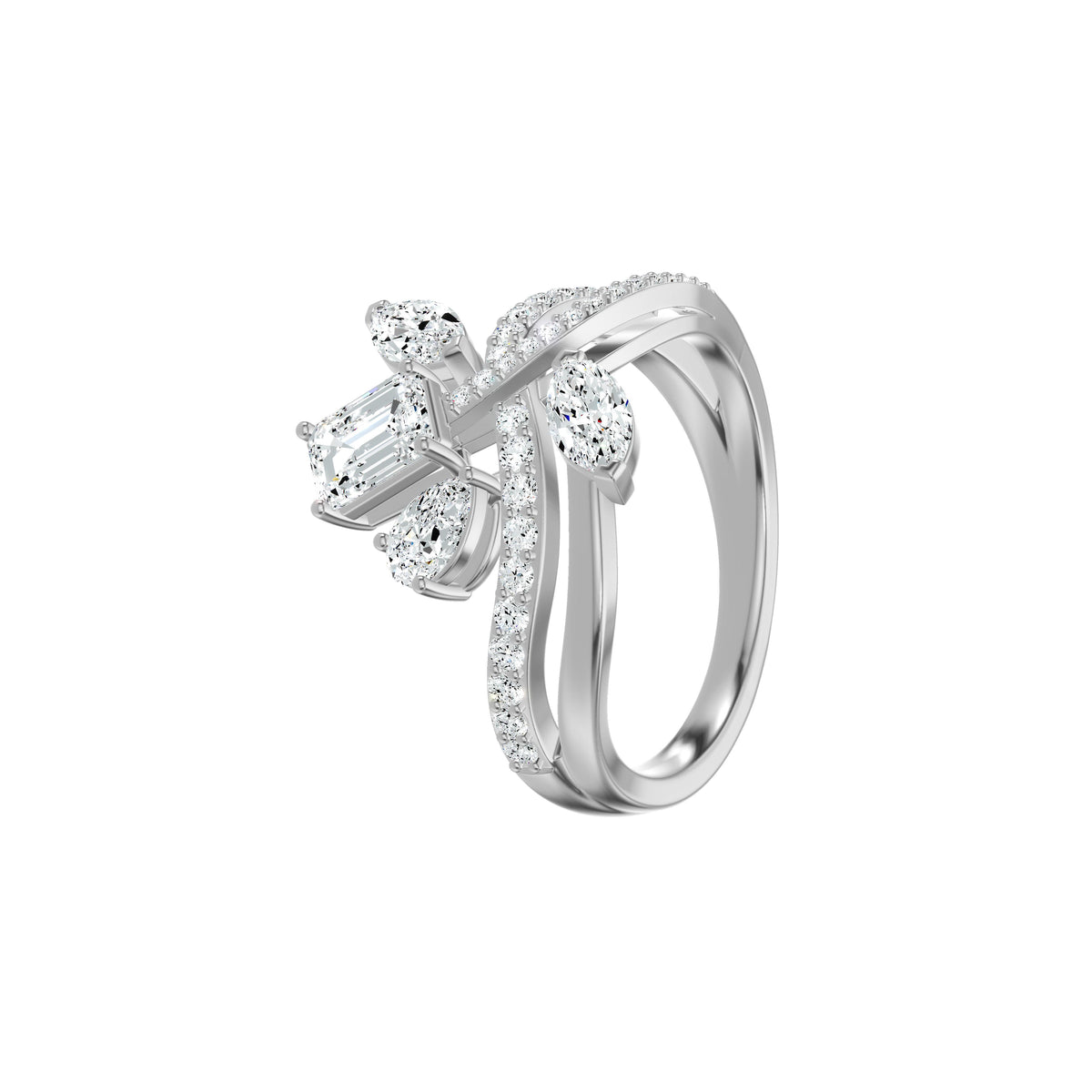 DLR002665 18 KT / White Gold / 18