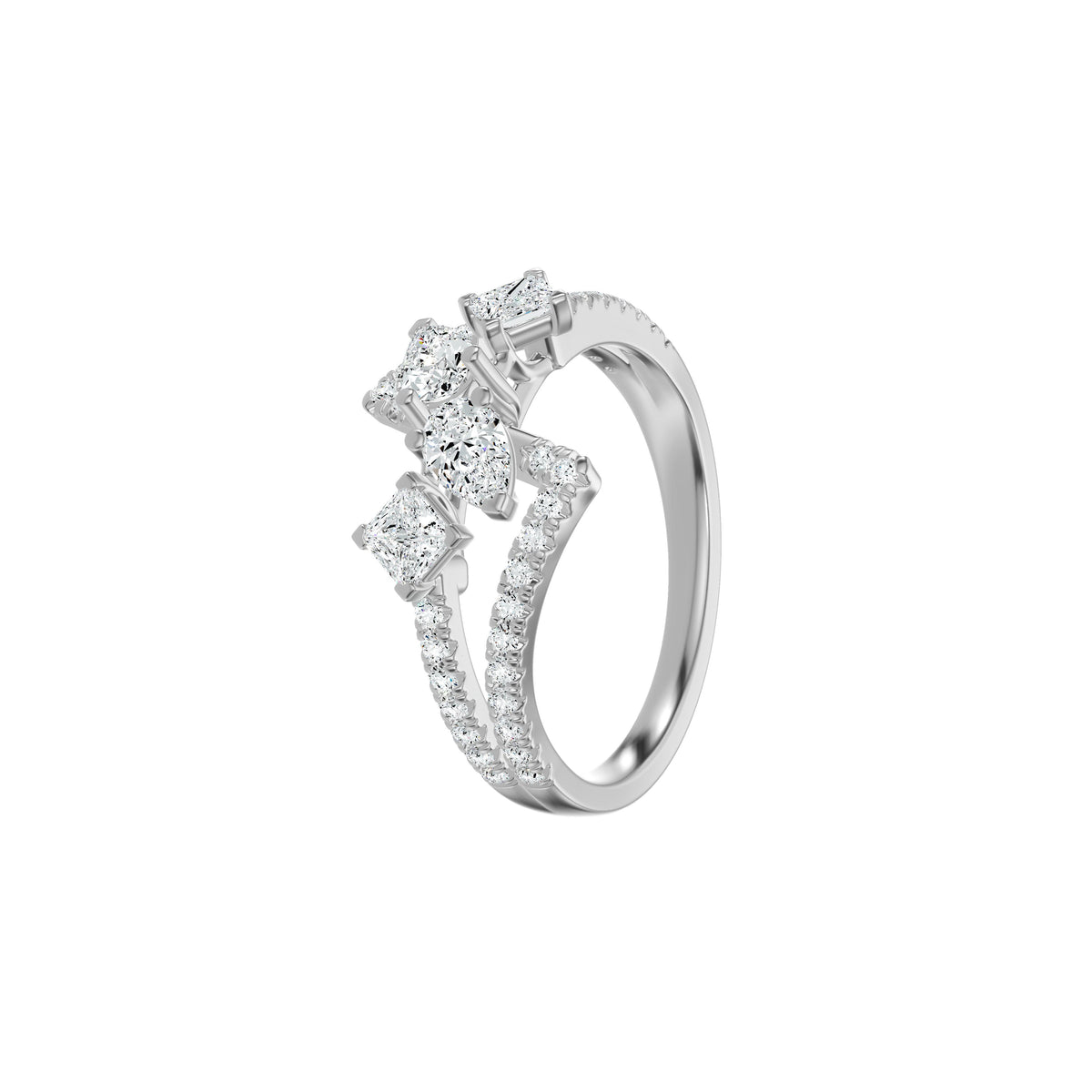 DLR002670 18 KT / White Gold / 18