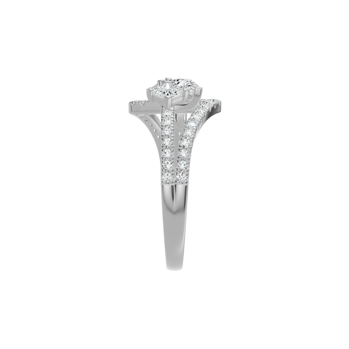 DLR002670 18 KT / White Gold / 18