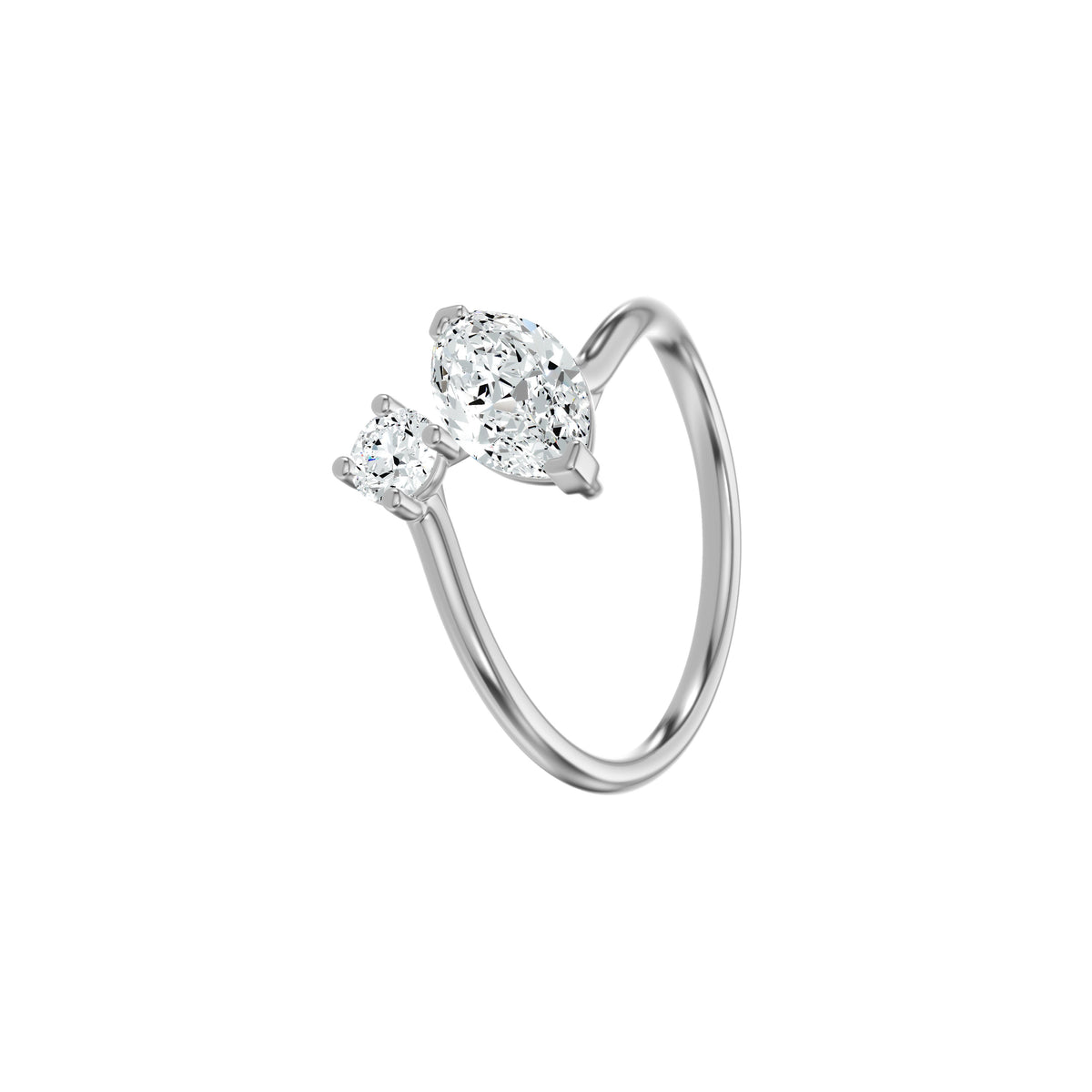 DLR002677 18 KT / White Gold / 18