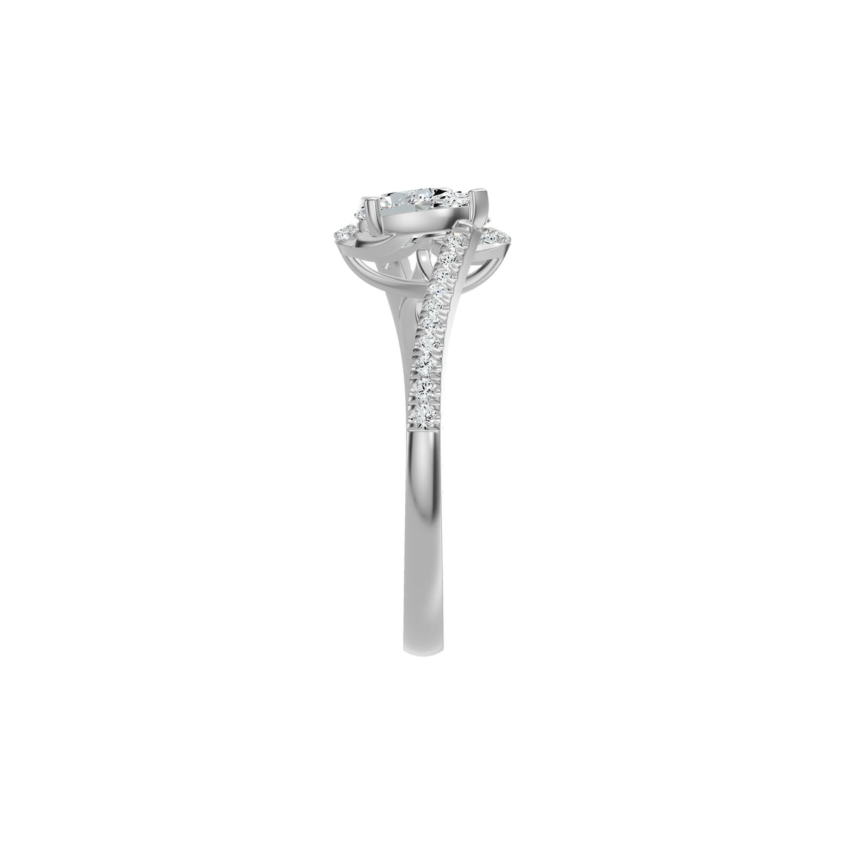 DLR002684 18 KT / White Gold / 18