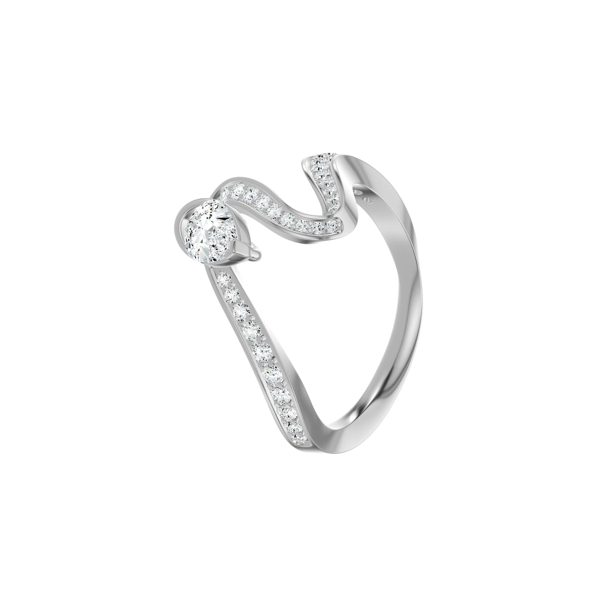 DLR002685 18 KT / White Gold / 18