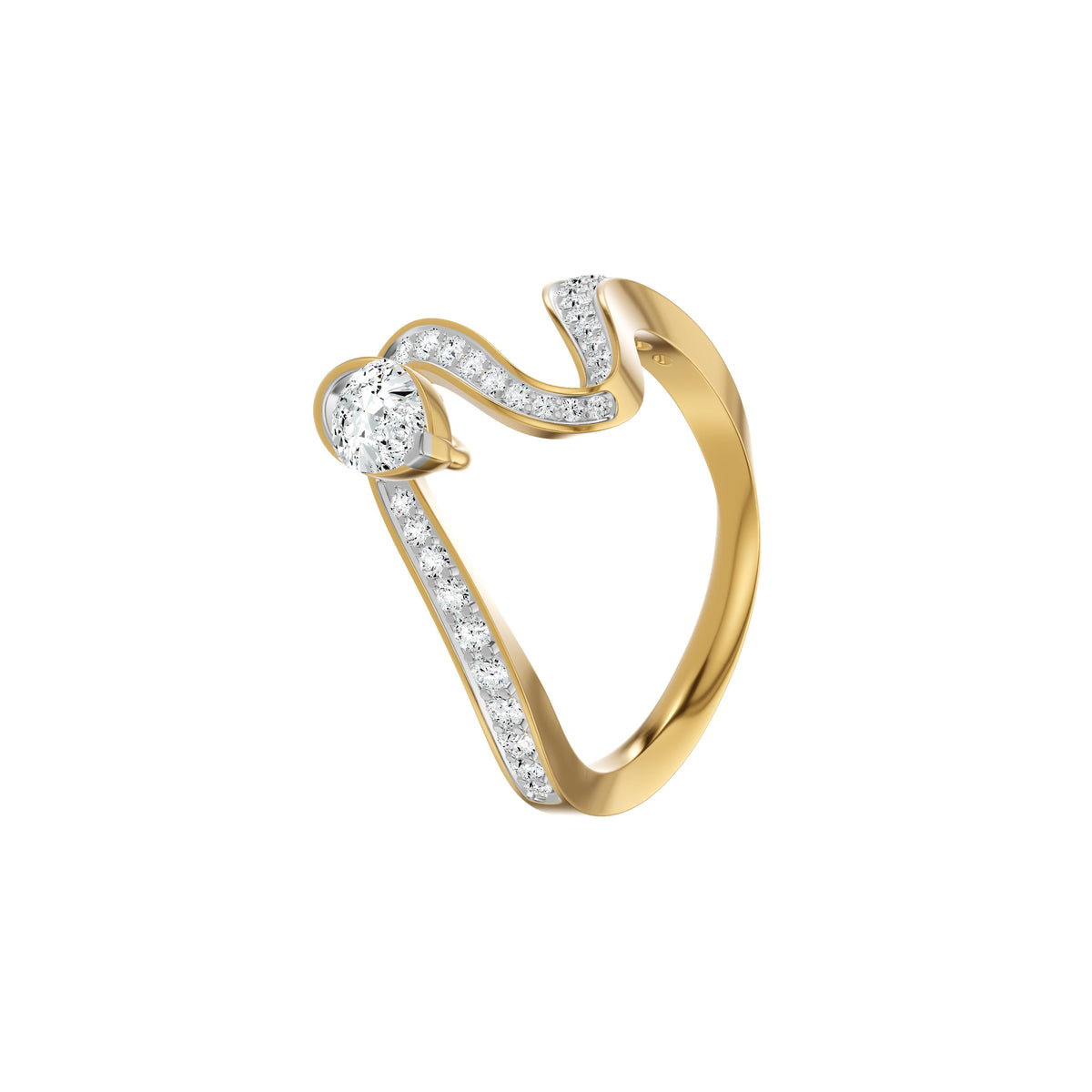 DLR002685 18 KT / Yellow Gold / 18