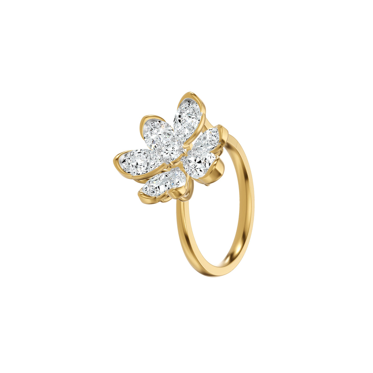 DLR002691 18 KT / Yellow Gold / 18