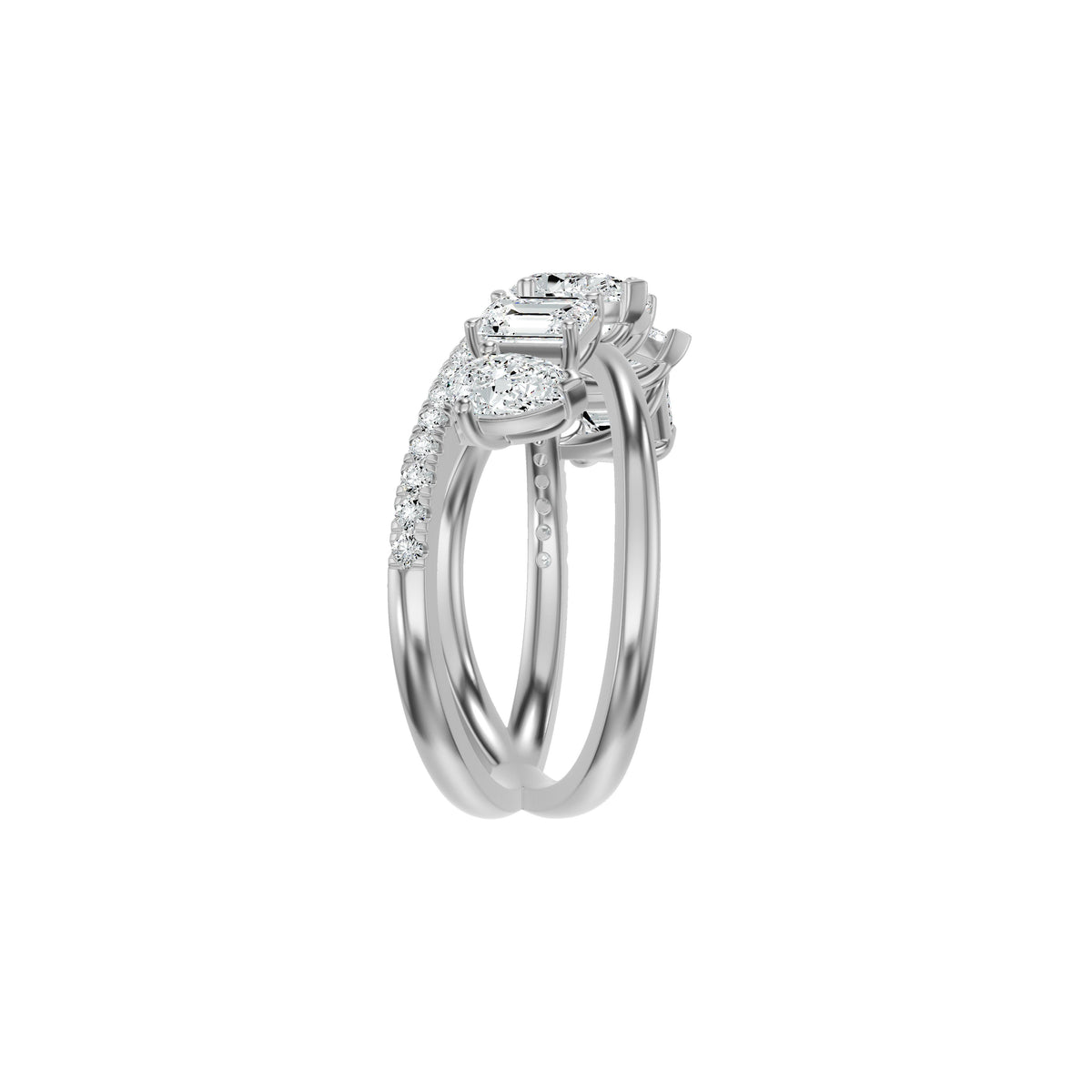 DLR002694 18 KT / White Gold / 18