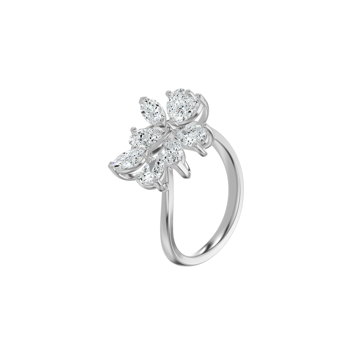 DLR002697 18 KT / White Gold / 18